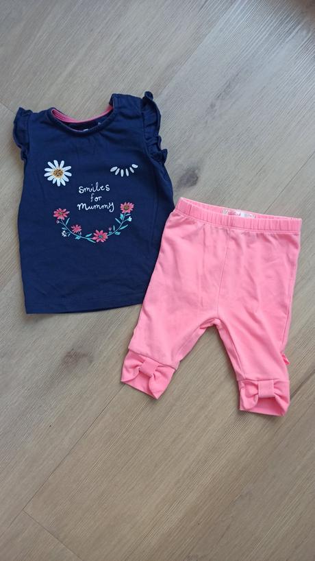 Tričko+3/4 legíny, f&f,68