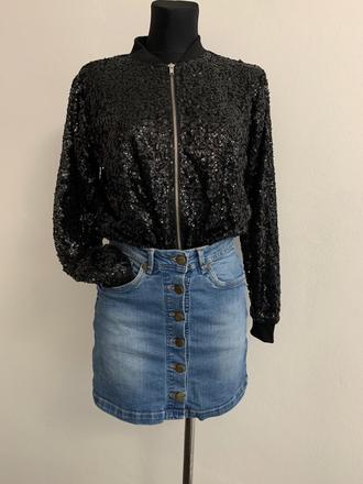 Flitrovaný svetrík, s