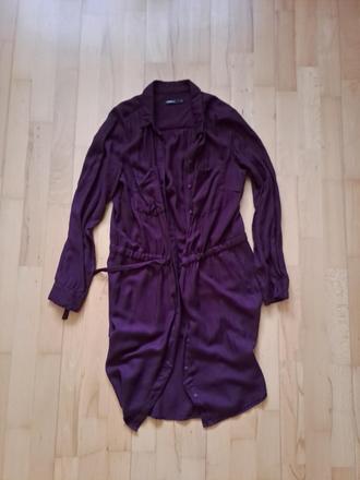 Vinovo bordove košelove saty, house,s