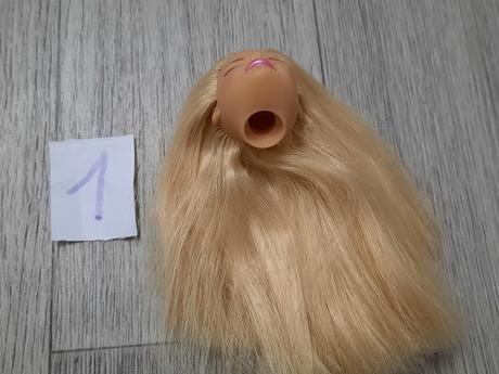 Hlavy pre barbie bábiky - bez tela, iba hlavy,