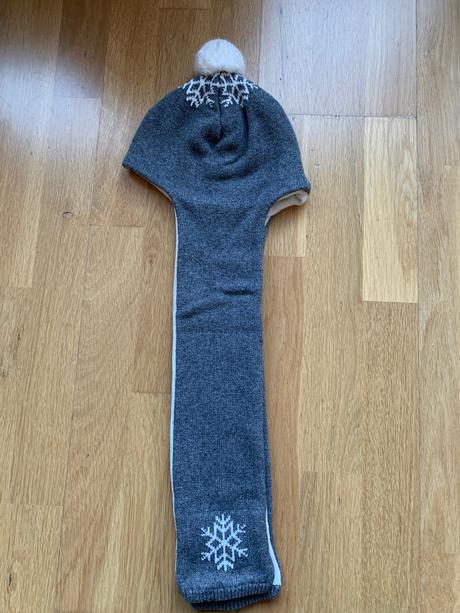 Značkova čiapka so šálom jacadi, jacadi,86