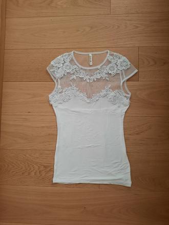 Čipkované tričko, s
