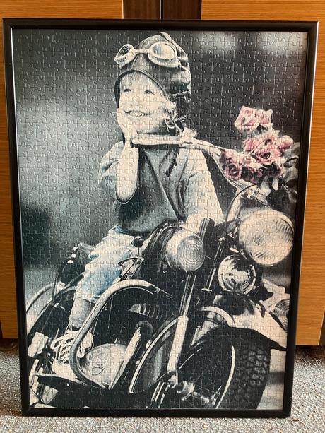 Puzzle obraz motorka 2,