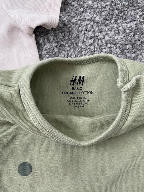 Body s krátkym rukávom hm, h&m,74