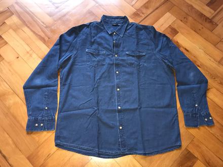 Pánska tmavomodrá košeľa, xl