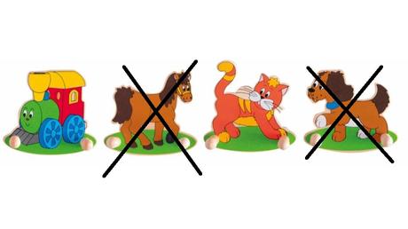 Drevený detský dvojvešiak, 