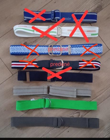Chlapčenské farebné opasky, 
