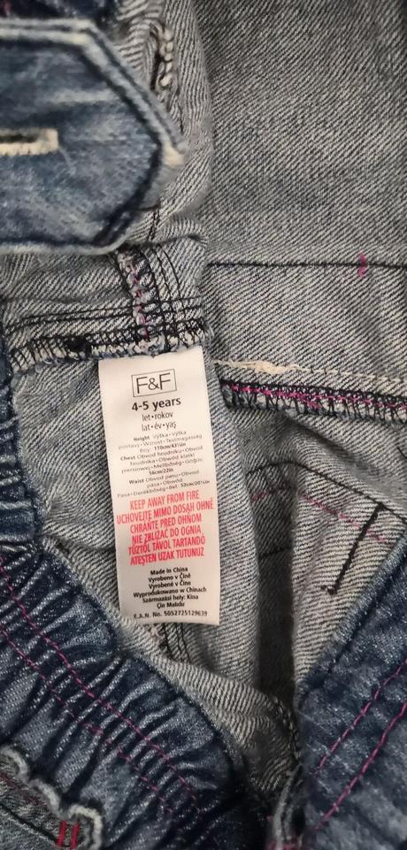 Riflové šortky, f&f,110