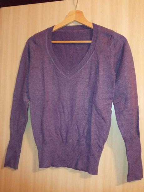 Sveter fialový s, s