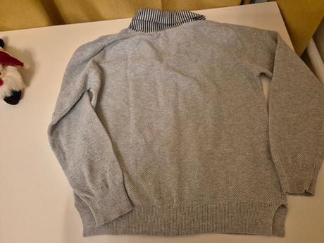 Sivý svetrík v.130 pre chlapcov, primigi,134