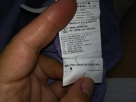 Šaty lanove, sisley,s