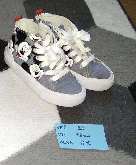 Tenisky mickey mouse, f&f,26