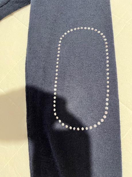 Pulóver z tmavomodrého svetríkového úpletu, camaieu,44