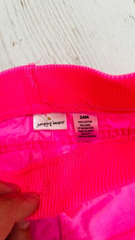 Ružové kraťasy 2ks 86, h&m,86