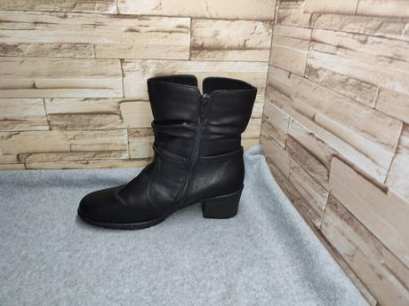 Rieker 40 - dámske čierne zateplené čižmy, rieker,40