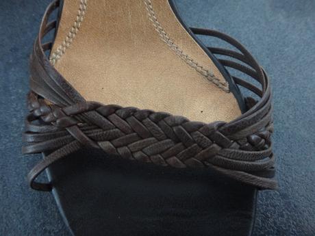 Hnedé sandále, 38