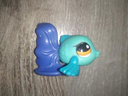 Lps littlest pet shop rybka zavojnatka,