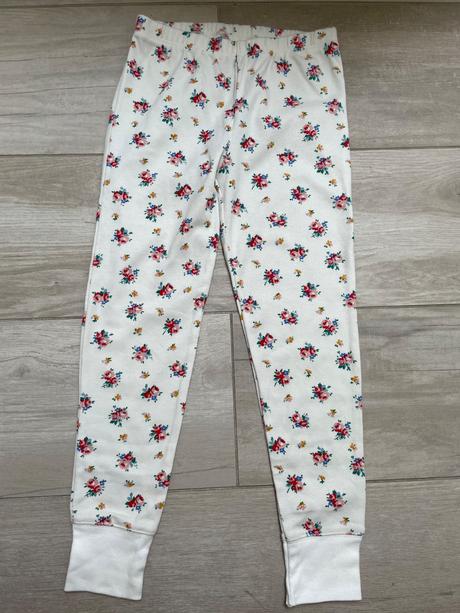 Kvetinkové pyžamkové nohavice, mini boden,116