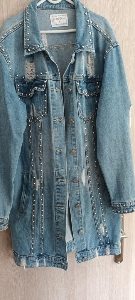 Dzinsova vybijana bunda, s