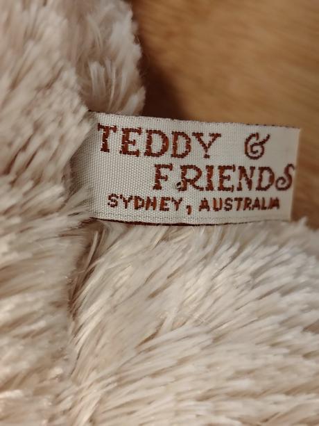 Plyšový krémový medveď s mašlou, teddy, 25 cm, 