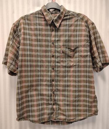 Pánska zelená károvaná košeľa, s.oliver, xxl/xxxl, s.oliver,xxl