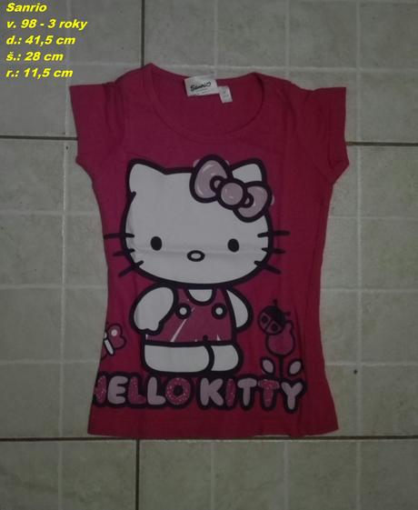 Tričko hello kitty, sanrio,98