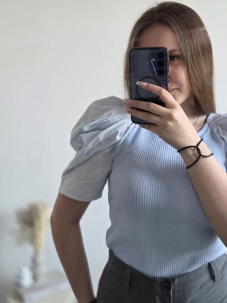 Top s balónovými rukávmi m/l, reserved,m
