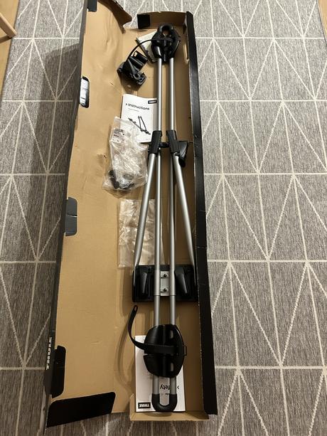 4x thule 532 freeride, strešný nosič na bicykle, 