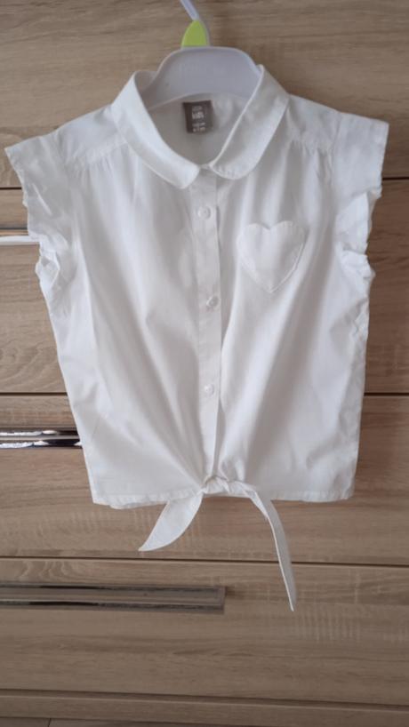 Košeľa s kr. rukávom na viazanie v páse, pepco,122