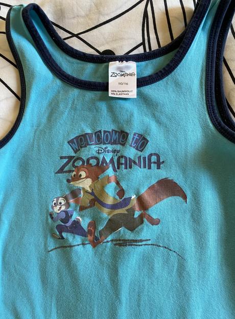 Letné tielko disney zoomania v. 110/116, disney,110