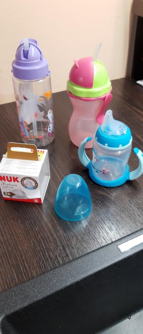 Flase, poháre, cumle, nuk