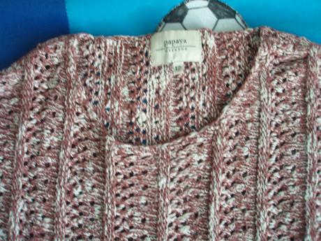 Pulóver (pribalím rolák), papaya,l