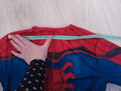 Kostým spiderman v. 146 + doplnky, 