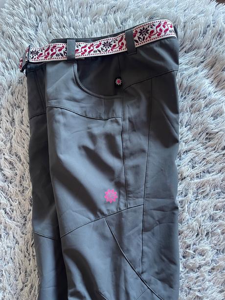 Softshelove futrovane turistické nohavice, alpine pro,s