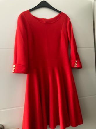 Červené šaty - dievčenské, dámske, s
