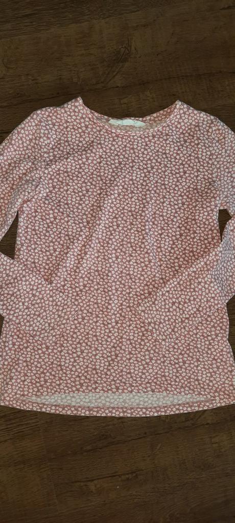 Kvetinkove tričko, h&m,140