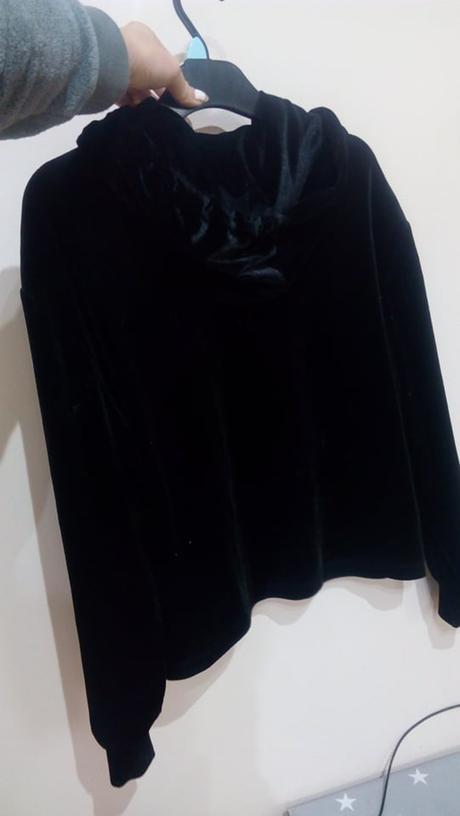 Semišová mikina, s