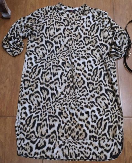 Košeľové leo šaty, 