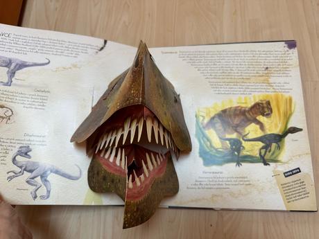 Kniha dinosaury 3d,