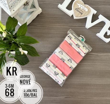 Body s krátkym aj dlhým rukávom, bodytielka, george,62 - 92