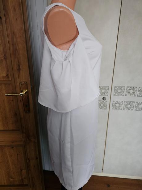 Luxusné biele šaty, reserved,38