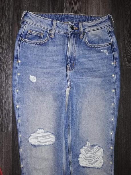 Rifle s perličkami h&m 34, h&m,34
