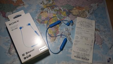 Bluetooth wireless sony wi-c300, sony