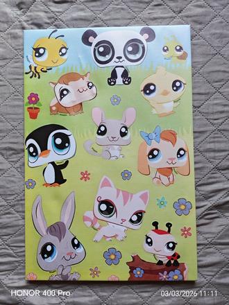 Lps littlest pet shop plátno, 