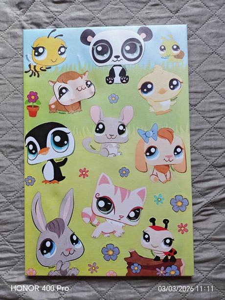 Lps littlest pet shop plátno, 
