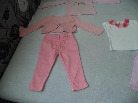 2 tričká a nohavice a ostatné k tomu, mothercare,92