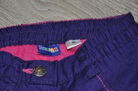 Zateplene nohavice - nenosene, lupilu,86