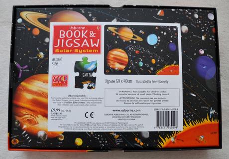 Usborne - book & jigsaw solar system puzzle,