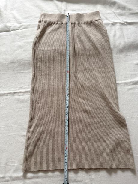 Béžová súprava zo zmesi bavlny, kašmíru a vlny, m