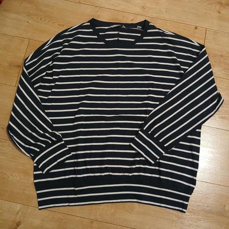 Pásikavé ležérne bavlnené tričko, tchibo,46